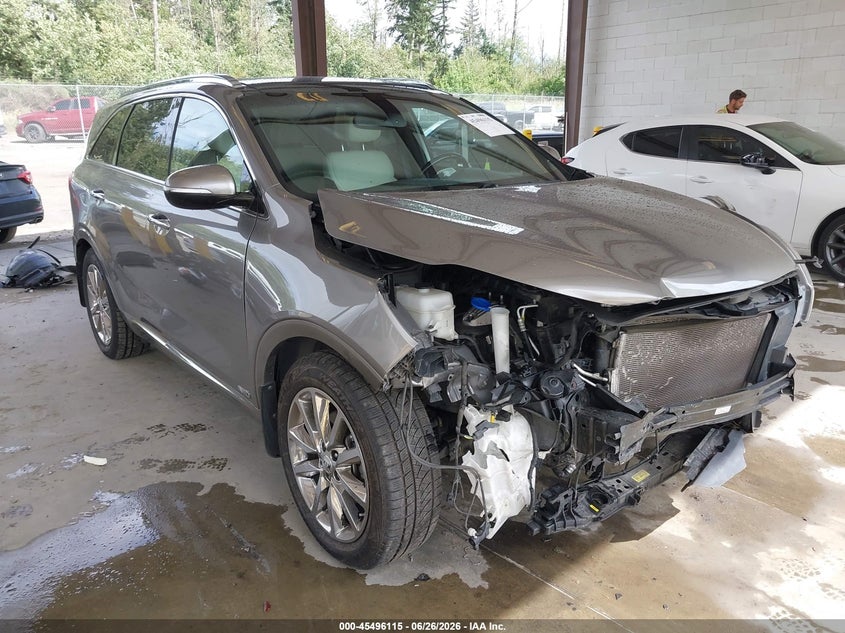 2016 Kia Sorento VIN 5XYPKDA5XGG180392 IAAI salvage auction — FRONT END, Bill Of Sale (Washington), sold $1,800 on 2026-07-22 (photo 1)