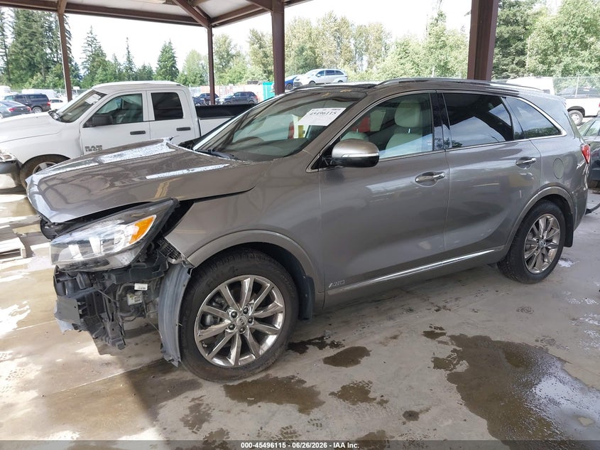 2016 Kia Sorento VIN 5XYPKDA5XGG180392 IAAI salvage auction — FRONT END, Bill Of Sale (Washington), sold $1,800 on 2026-07-22 (photo 2)