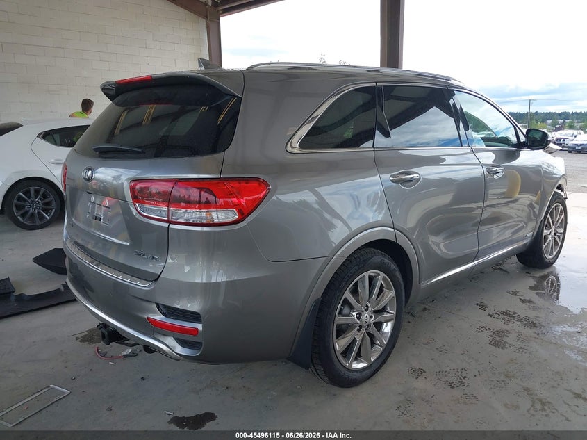 2016 Kia Sorento VIN 5XYPKDA5XGG180392 IAAI salvage auction — FRONT END, Bill Of Sale (Washington), sold $1,800 on 2026-07-22 (photo 4)