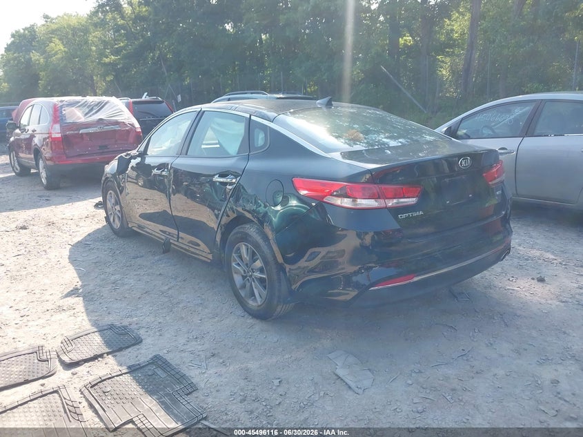 2016 Kia Optima VIN 5XXGT4L14GG040477 IAAI salvage auction — ROLLOVER, Salvage Title, sold $125 on 2026-07-28 (photo 3)