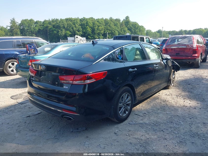2016 Kia Optima VIN 5XXGT4L14GG040477 IAAI salvage auction — ROLLOVER, Salvage Title, sold $125 on 2026-07-28 (photo 4)