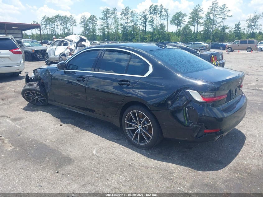 2020 BMW 3er VIN 3MW5R1J0XL8B18922 IAAI salvage auction — SIDE, Certificate Of Destruction (Florida), sold $4,950 on 2026-07-23 (photo 3)