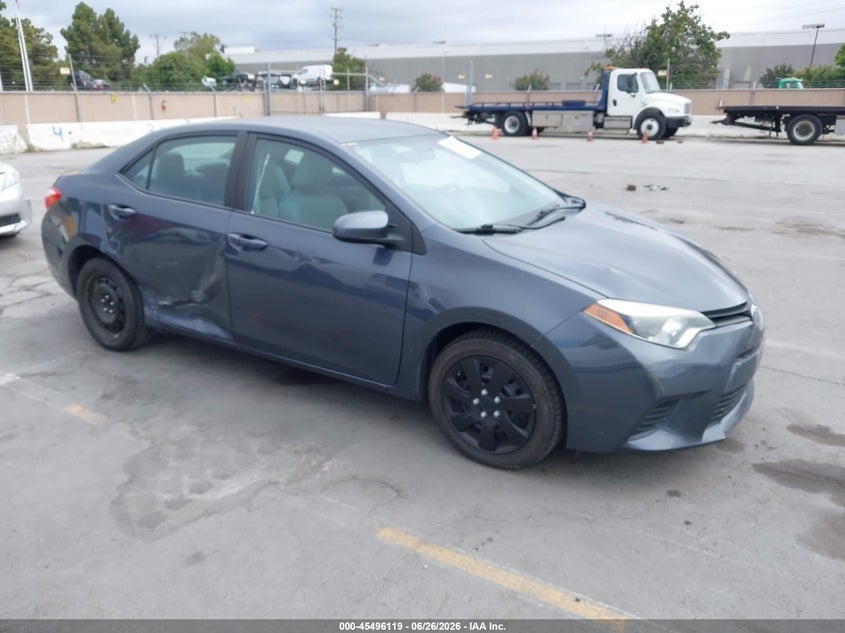 2014 Toyota Corolla VIN 5YFBURHE3EP110507 IAAI salvage auction — NORMAL WEAR, Clear - Dealer Only (California), sold $5,050 on 2026-07-29 (photo 1)