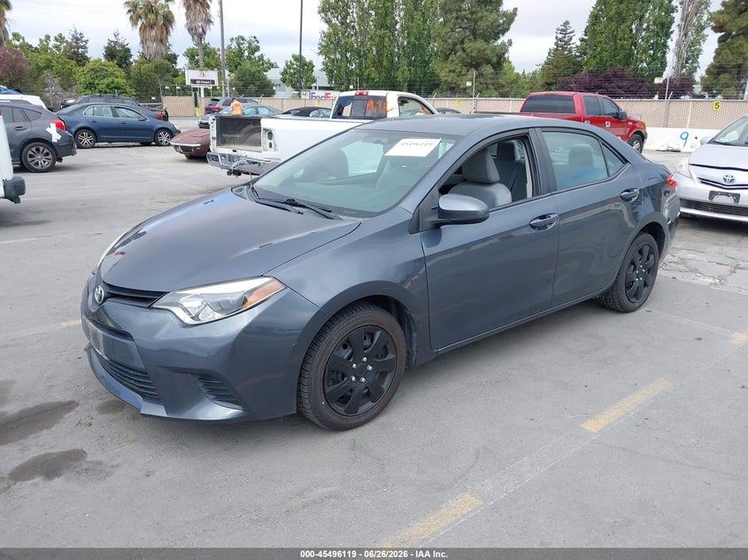 2014 Toyota Corolla VIN 5YFBURHE3EP110507 IAAI salvage auction — NORMAL WEAR, Clear - Dealer Only (California), sold $5,050 on 2026-07-29 (photo 2)