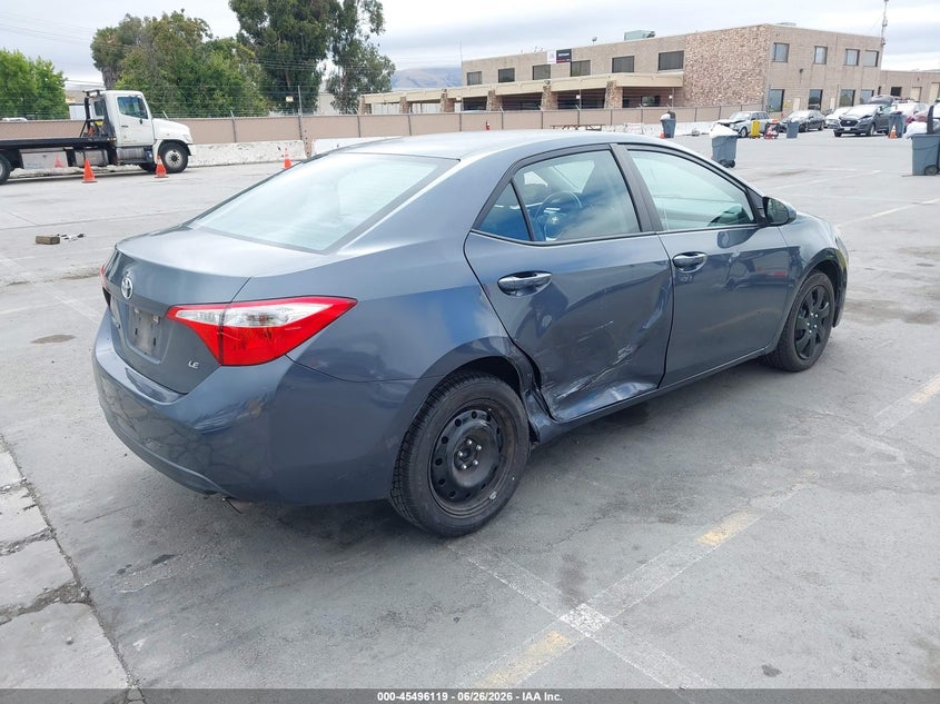 2014 Toyota Corolla VIN 5YFBURHE3EP110507 IAAI salvage auction — NORMAL WEAR, Clear - Dealer Only (California), sold $5,050 on 2026-07-29 (photo 4)