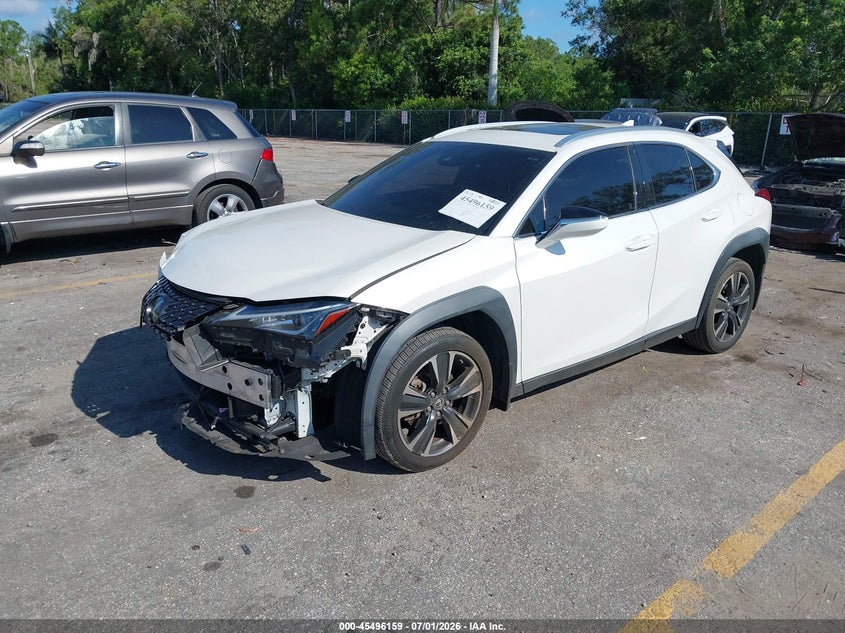 2021 Lexus Ux VIN JTHP3JBH2M2045271 IAAI salvage auction — FRONT END, Salvage Title, sold $6,700 on 2026-10-04 (photo 2)