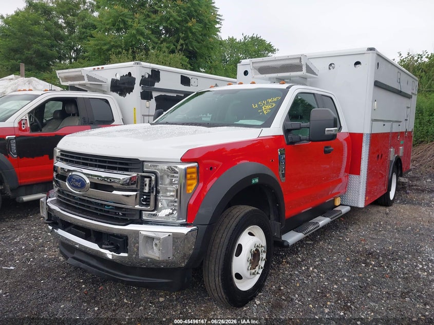 2017 Ford F-550 super duty VIN 1FD0X5HT9HED73068 IAAI salvage auction — NORMAL WEAR, Clear (New York), sold $7,100 on 2026-08-25 (photo 2)