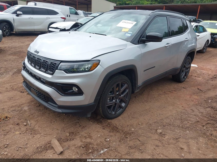 2026 Jeep Compass VIN 3C4NJDCN0TT184168 IAAI salvage auction — RIGHT FRONT, Clear (Texas), sold $16,800 on 2026-07-29 (photo 2)