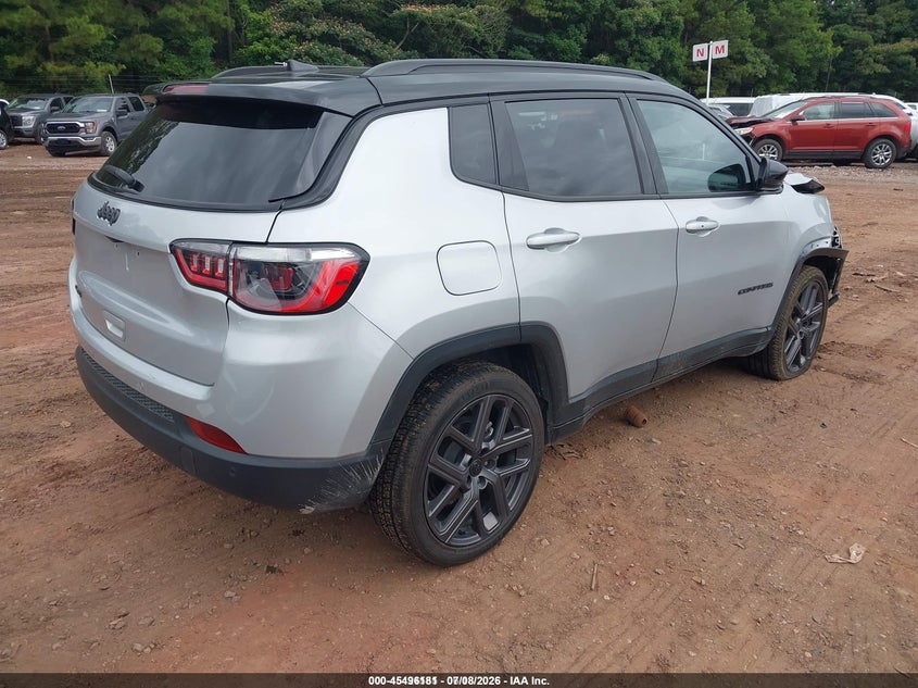 2026 Jeep Compass VIN 3C4NJDCN0TT184168 IAAI salvage auction — RIGHT FRONT, Clear (Texas), sold $16,800 on 2026-07-29 (photo 4)