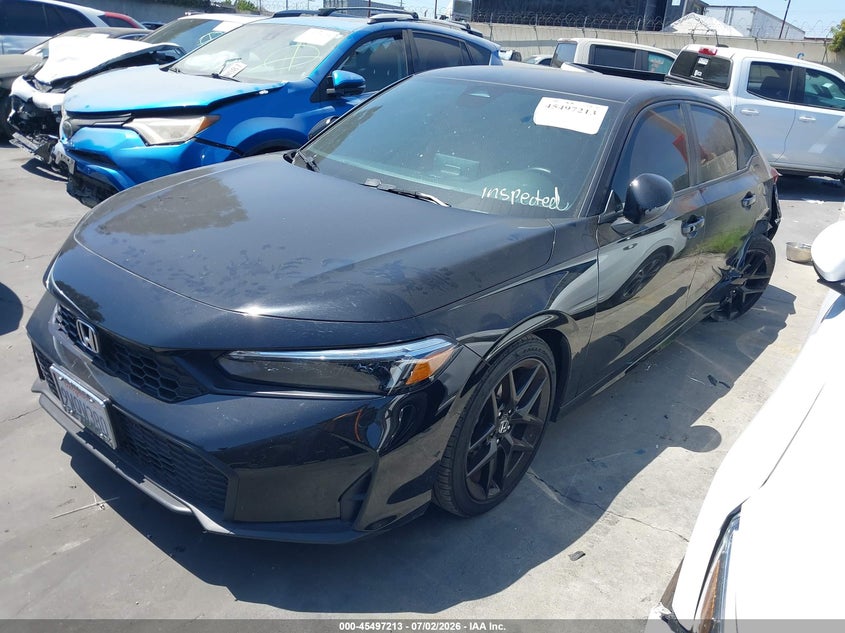 2026 Honda Civic VIN 2HGFE2F53TH516137 IAAI salvage auction — SUSPENSION, Salvage Title, sold $8,700 on 2026-09-05 (photo 2)