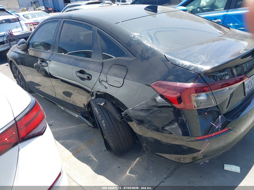 2026 Honda Civic VIN 2HGFE2F53TH516137 IAAI salvage auction — SUSPENSION, Salvage Title, sold $8,700 on 2026-09-05 (photo 3)