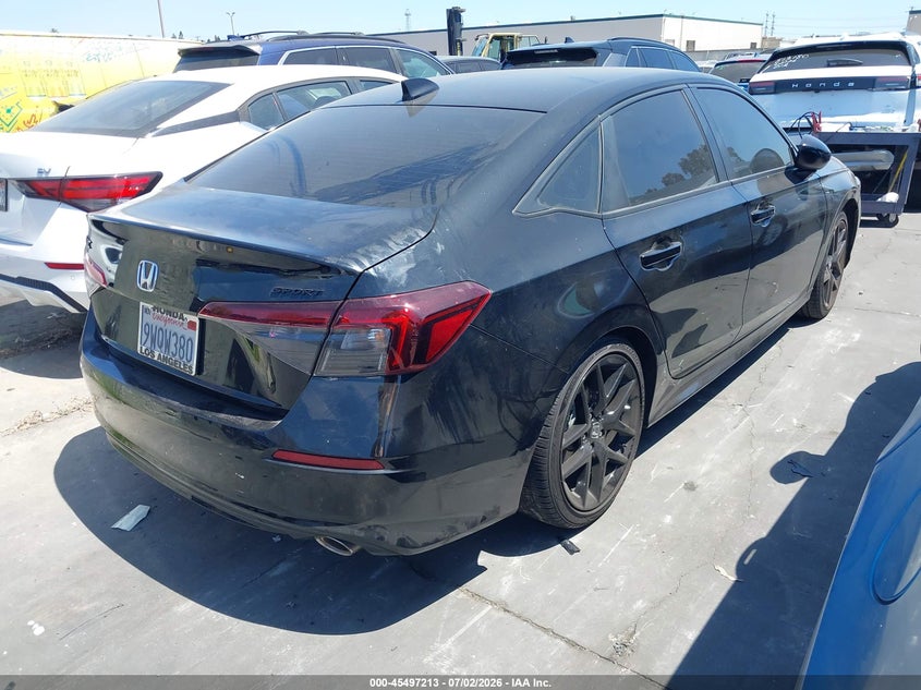 2026 Honda Civic VIN 2HGFE2F53TH516137 IAAI salvage auction — SUSPENSION, Salvage Title, sold $8,700 on 2026-09-05 (photo 4)