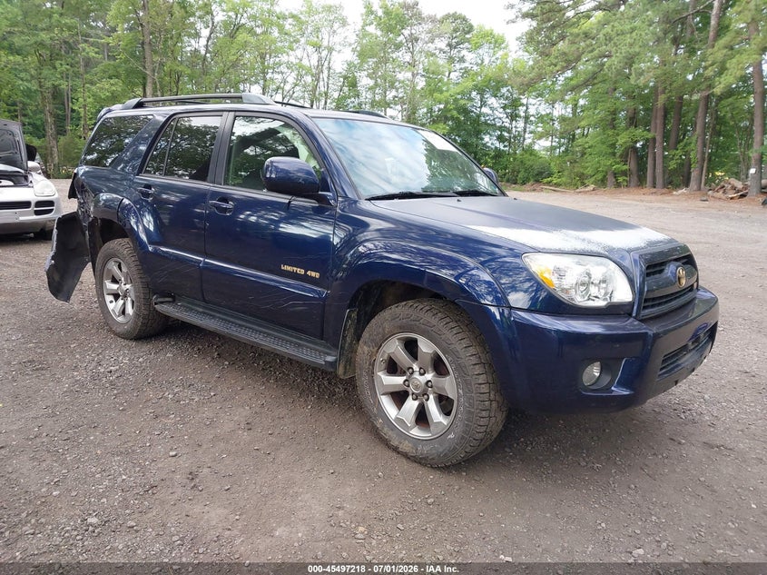 2007 Toyota 4runner VIN JTEBT17R878038092 IAAI salvage auction — SIDE, Salvage (Virginia), sold $3,650 on 2026-07-18 (photo 1)