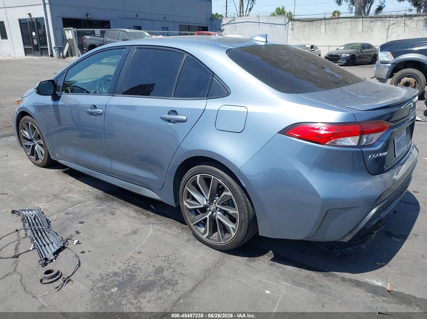 2020 Toyota Corolla VIN JTDS4RCE2LJ048056 IAAI salvage auction — RIGHT SIDE, Salvage Certificate (California), sold $4,300 on 2026-07-29 (photo 3)