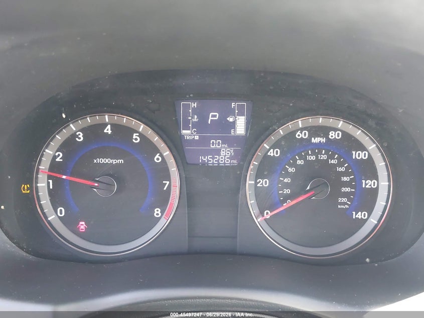 2017 Hyundai Accent VIN KMHCT5AEXHU326089 IAAI salvage auction — REAR END, Salvage (Arizona), sold $1,100 on 2026-07-10 (photo 7)