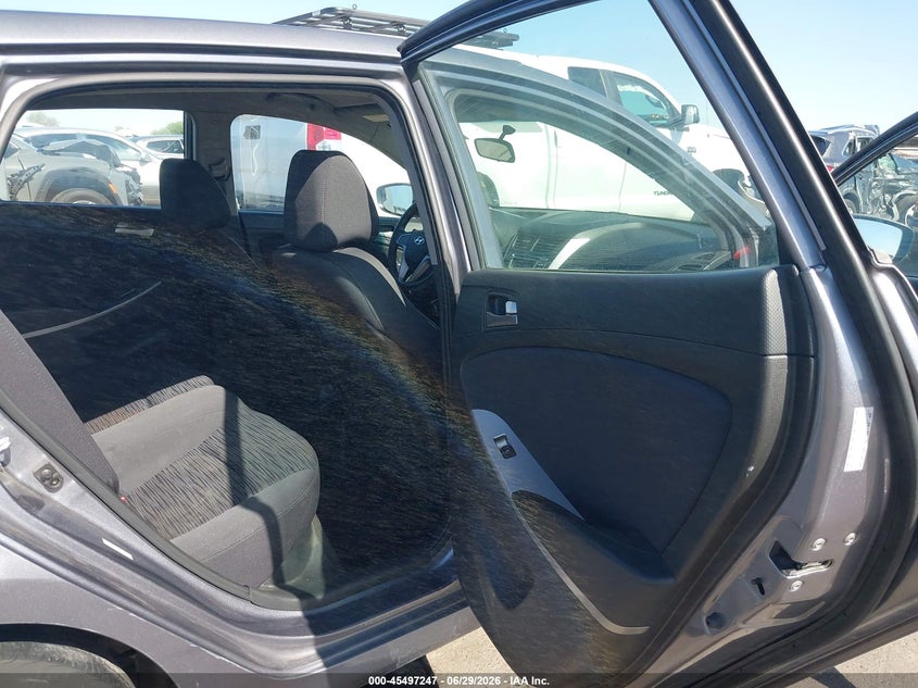 2017 Hyundai Accent VIN KMHCT5AEXHU326089 IAAI salvage auction — REAR END, Salvage (Arizona), sold $1,100 on 2026-07-10 (photo 8)