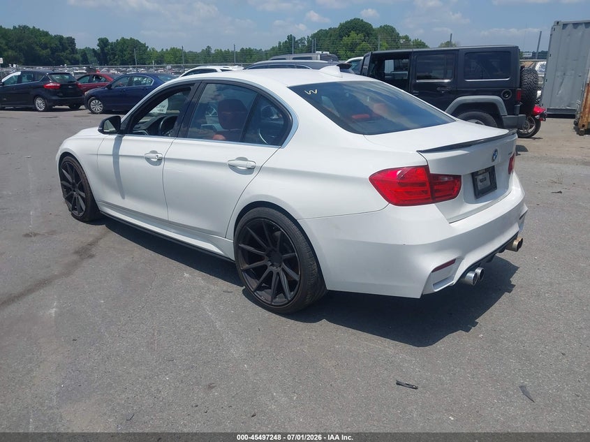 2013 BMW 3er VIN WBA3F9C57DF483767 IAAI salvage auction — NORMAL WEAR, Clear-Dealer Only (North Carolina), sold $2,700 on 2026-07-06 (photo 3)