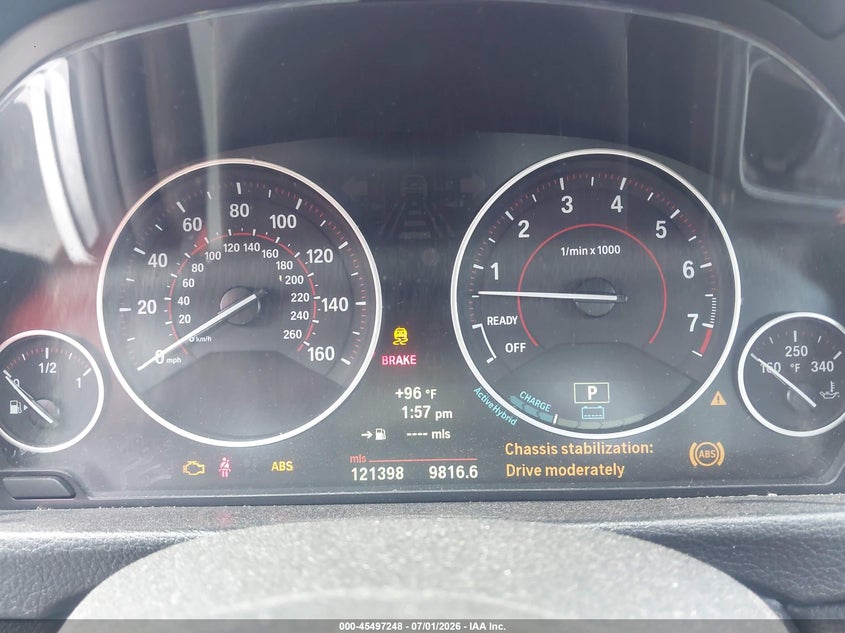 2013 BMW 3er VIN WBA3F9C57DF483767 IAAI salvage auction — NORMAL WEAR, Clear-Dealer Only (North Carolina), sold $2,700 on 2026-07-06 (photo 7)