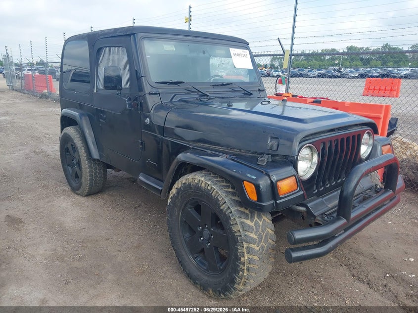 1997 Jeep Wrangler / VIN 1J4FY29P3VP517400 IAAI salvage auction — NORMAL WEAR, Clear (Wisconsin), sold $1,200 on 2026-07-08 (photo 1)