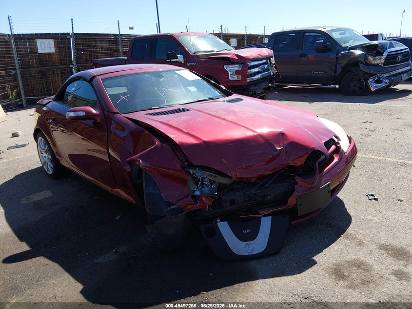 2005 Mercedes-benz Slk-klasse VIN WDBWK56F85F047843 IAAI salvage auction — FRONT END, Salvage (Colorado), sold $550 on 2026-08-04 (photo 1)