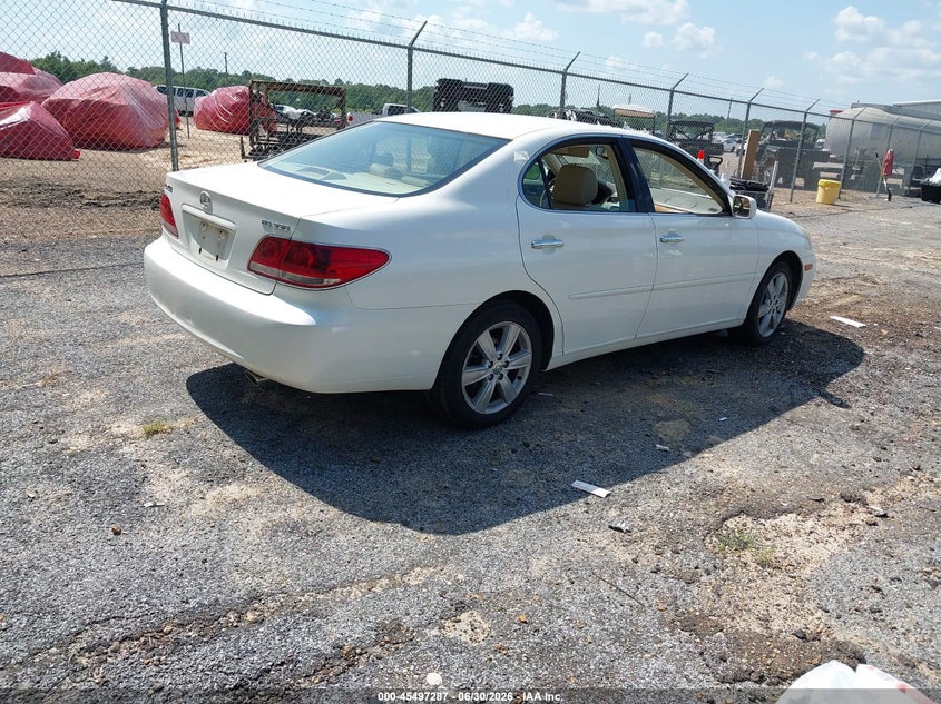 2006 Lexus Es 330 VIN JTHBA30G765173769 IAAI salvage auction — NORMAL WEAR, Clear (Mississippi), sold $2,475 on 2026-07-08 (photo 4)