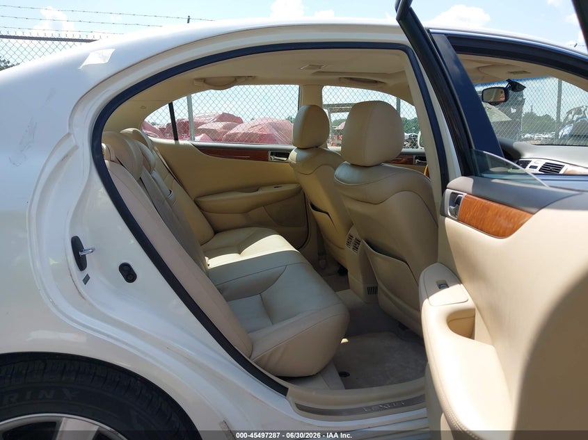 2006 Lexus Es 330 VIN JTHBA30G765173769 IAAI salvage auction — NORMAL WEAR, Clear (Mississippi), sold $2,475 on 2026-07-08 (photo 8)