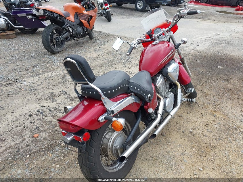 2003 Honda Vt600 VIN JH2PC21343M406345 IAAI salvage auction — NORMAL WEAR, Clear (North Carolina), sold $300 on 2026-07-08 (photo 4)