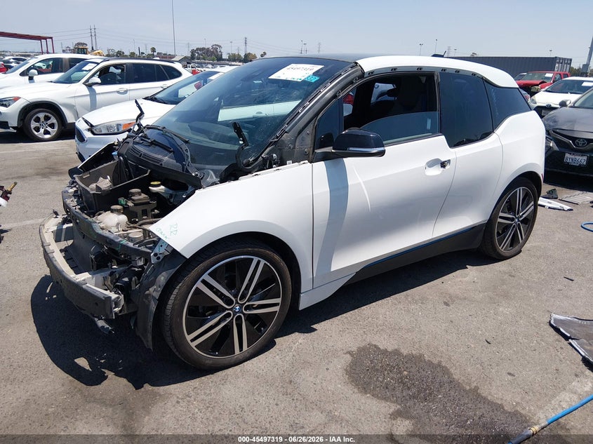 2017 BMW I3 VIN WBY1Z8C52HV551530 IAAI salvage auction — FRONT END, Salvage (California), sold $3,100 on 2026-08-01 (photo 2)
