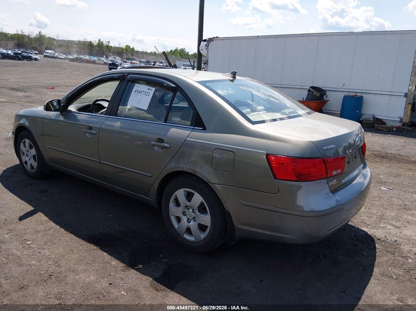 2009 Hyundai Sonata VIN 5NPET46C79H471455 IAAI salvage auction — FRONT END, Salvage (Pennsylvania), sold $1,250 on 2026-07-19 (photo 3)