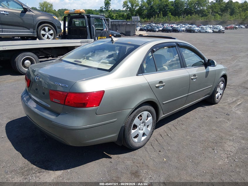 2009 Hyundai Sonata VIN 5NPET46C79H471455 IAAI salvage auction — FRONT END, Salvage (Pennsylvania), sold $1,250 on 2026-07-19 (photo 4)