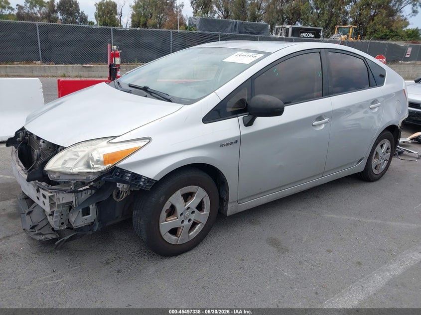 2011 Toyota Prius VIN JTDKN3DUXB0262006 IAAI salvage auction — SIDE, Salvage (California), sold $25 on 2026-07-30 (photo 2)