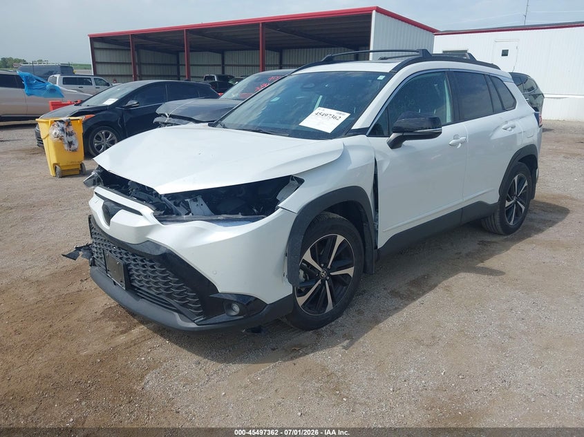 2025 Toyota Corolla cross VIN 7MUFBABG3SV089251 IAAI salvage auction — FRONT END, Certificate Of Title (Nebraska), sold $75 on 2026-07-30 (photo 2)