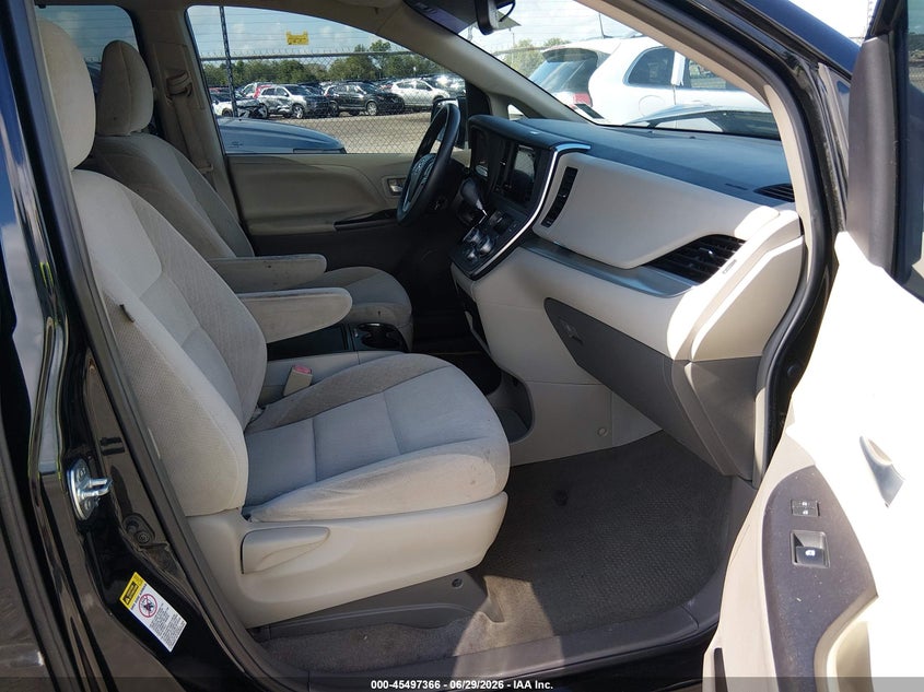 2015 Toyota Sienna VIN 5TDKK3DC8FS660818 IAAI salvage auction — FRONT END, Salvage Title, sold $1,975 on 2026-07-27 (photo 5)