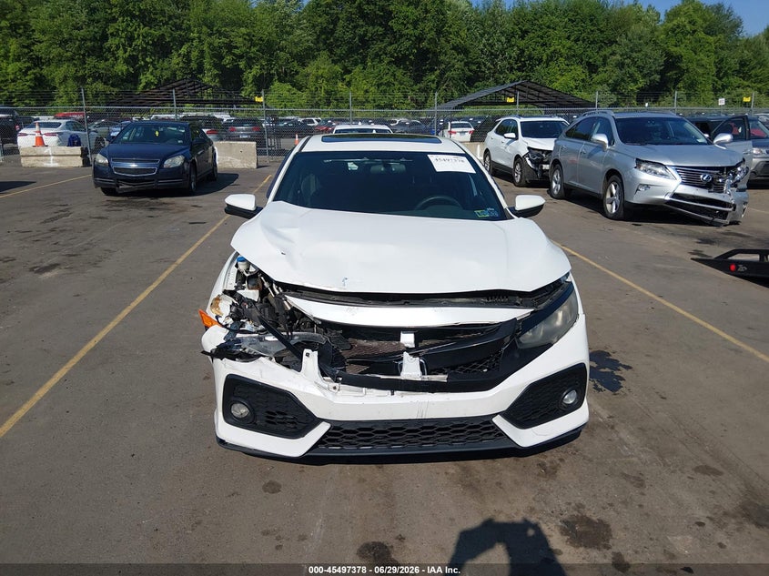 2017 Honda Civic VIN SHHFK7H51HU427342 IAAI salvage auction — NORMAL WEAR, Clear (Connecticut), sold $2,900 on 2026-07-23 (photo 6)