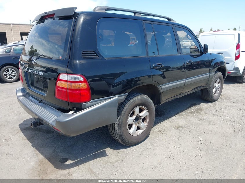 2000 Toyota Land cruiser VIN JT3HT05J8Y0105431 IAAI salvage auction — RIGHT REAR, Salvage (California), sold $5,300 on 2026-07-13 (photo 4)