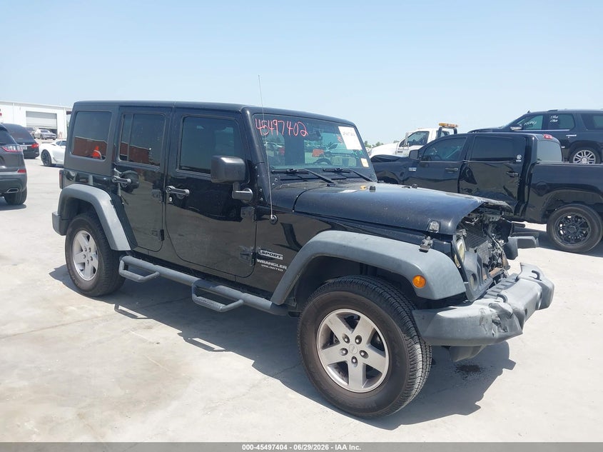2017 Jeep Wrangler / VIN 1C4HJWDG1HL530336 IAAI salvage auction — FRONT END, Salvage (Texas), sold $4,350 on 2026-07-23 (photo 1)