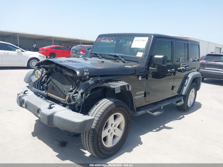 2017 Jeep Wrangler / VIN 1C4HJWDG1HL530336 IAAI salvage auction — FRONT END, Salvage (Texas), sold $4,350 on 2026-07-23 (photo 2)