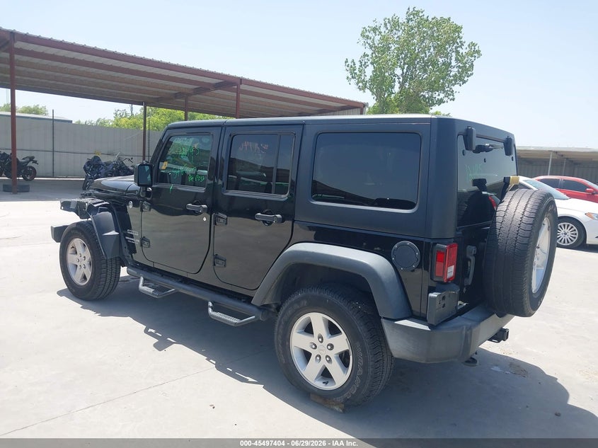 2017 Jeep Wrangler / VIN 1C4HJWDG1HL530336 IAAI salvage auction — FRONT END, Salvage (Texas), sold $4,350 on 2026-07-23 (photo 3)