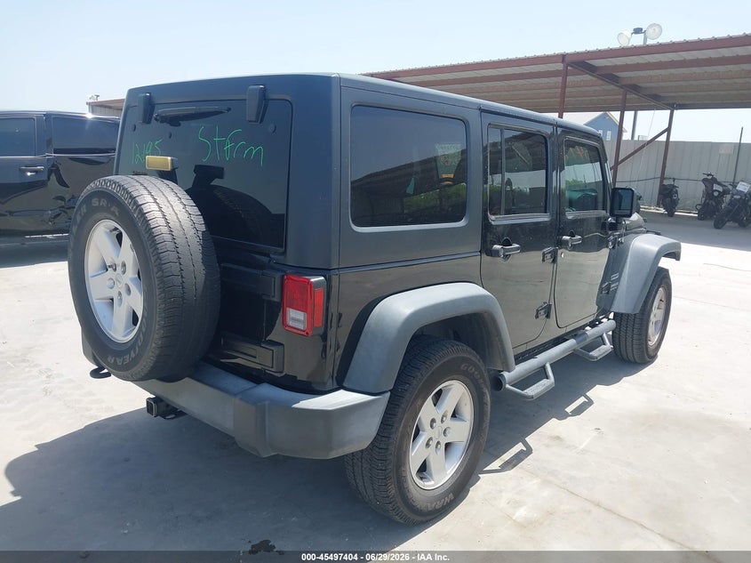 2017 Jeep Wrangler / VIN 1C4HJWDG1HL530336 IAAI salvage auction — FRONT END, Salvage (Texas), sold $4,350 on 2026-07-23 (photo 4)