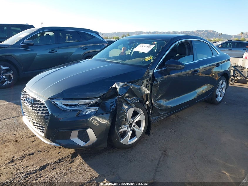 2023 Audi A3 VIN WAUAUDGYXPA064527 IAAI salvage auction — LEFT FRONT, Salvage (Arizona), sold $25 on 2026-07-21 (photo 2)