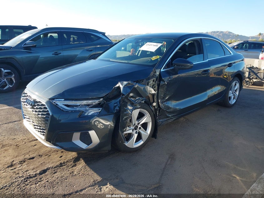 2023 Audi A3 VIN WAUAUDGYXPA064527 IAAI salvage auction — LEFT FRONT, Salvage (Arizona), sold $25 on 2026-07-21 (photo 6)