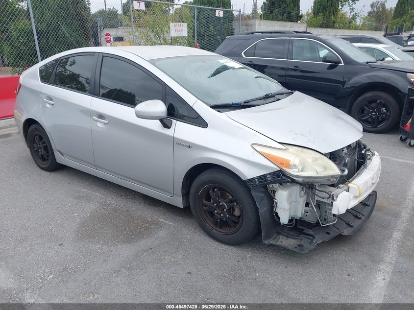 2013 Toyota Prius VIN JTDKN3DU2D5544856 IAAI salvage auction — FRONT END, Salvage (California), sold $1,050 on 2026-07-16 (photo 1)