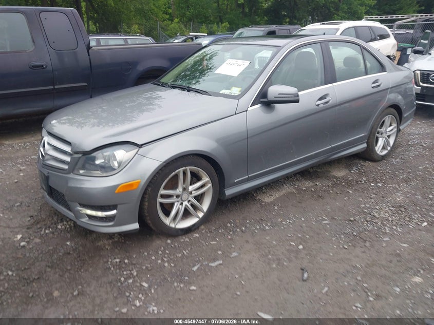 2012 Mercedes-benz C-klasse VIN WDDGF8BB8CR231390 IAAI salvage auction — ELECTRICAL, Mv-907A (New York), sold $525 on 2026-07-21 (photo 2)
