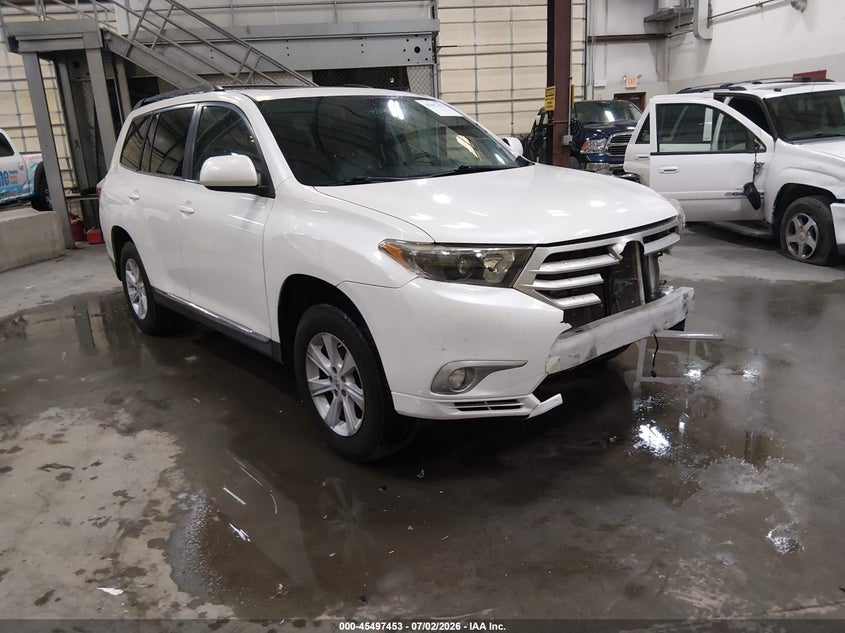 2012 Toyota Highlander VIN 5TDBK3EH8CS151172 IAAI salvage auction — FRONT END, Salvage (Idaho), sold $50 on 2026-07-29 (photo 1)