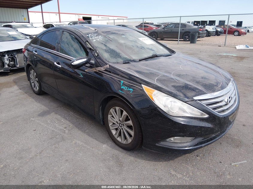 2014 Hyundai Sonata VIN 5NPEC4ACXEH888523 IAAI salvage auction — RIGHT FRONT, Salvage (Texas), sold $25 on 2026-07-29 (photo 1)