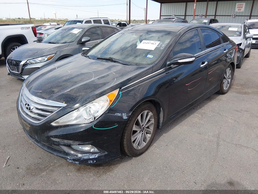 2014 Hyundai Sonata VIN 5NPEC4ACXEH888523 IAAI salvage auction — RIGHT FRONT, Salvage (Texas), sold $25 on 2026-07-29 (photo 2)