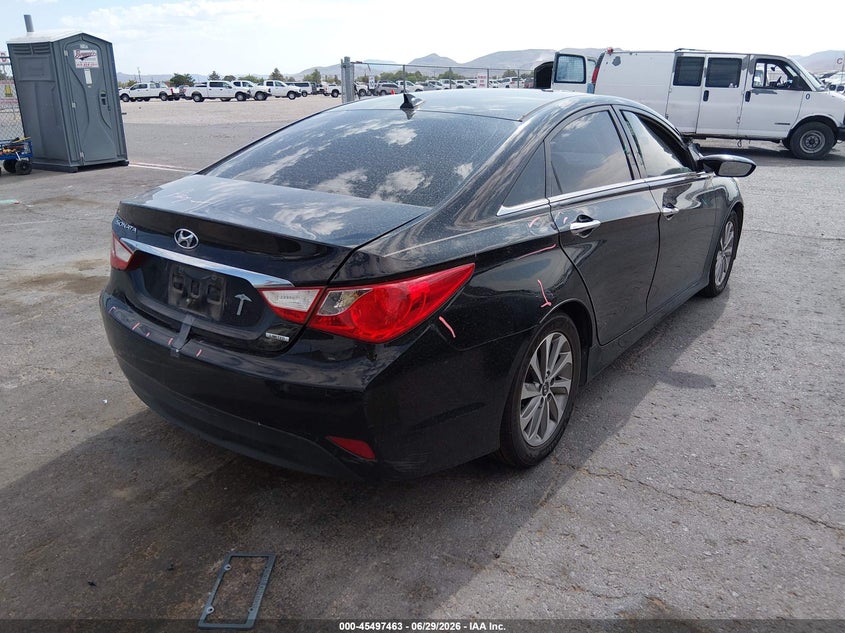 2014 Hyundai Sonata VIN 5NPEC4ACXEH888523 IAAI salvage auction — RIGHT FRONT, Salvage (Texas), sold $25 on 2026-07-29 (photo 4)