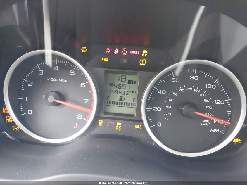 2015 Subaru Forester VIN JF2SJABC9FH540414 IAAI salvage auction — RIGHT FRONT, Salvage (California), sold $375 on 2026-07-29 (photo 7)
