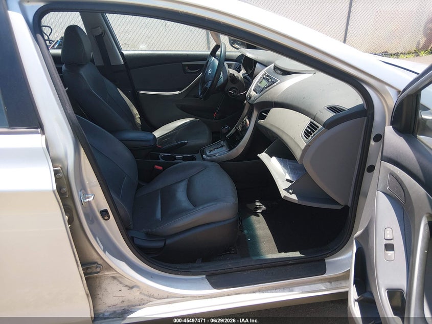 2013 Hyundai Elantra VIN KMHDH4AEXDU511821 IAAI salvage auction — FRONT END, Salvage Title, sold $850 on 2026-07-30 (photo 5)