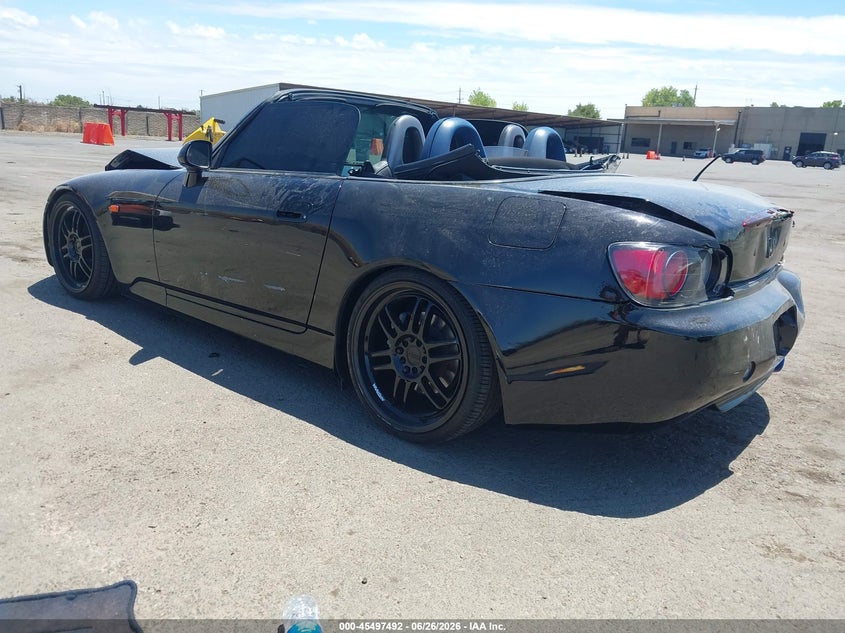 2003 Honda S2000 VIN JHMAP11473T007052 IAAI salvage auction — REAR END, Salvage (California), sold $7,800 on 2026-07-31 (photo 3)